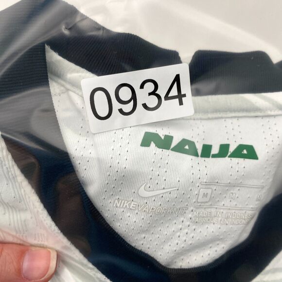 Nike Naija Nigerian Football Federation Soccer Jersey Green Black Medium - Picture 9 of 9